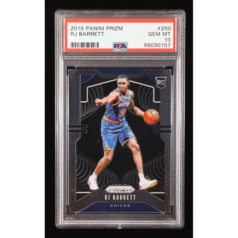 RJ Barrett 2019-20 Panini Prizm #250 RC (PSA 10) at PristineAuction.com