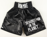 Mike Tyson Signed Boxing Trunks (JSA) at PristineAuction.com