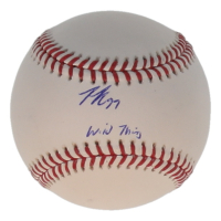 James Karinchak Signed OML Baseball Inscribed "Wild Thing" (JSA) at PristineAuction.com