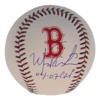 Manny Ramirez Signed Red Sox Logo Baseball Inscribed "04-07 Champs" (Beckett) at PristineAuction.com