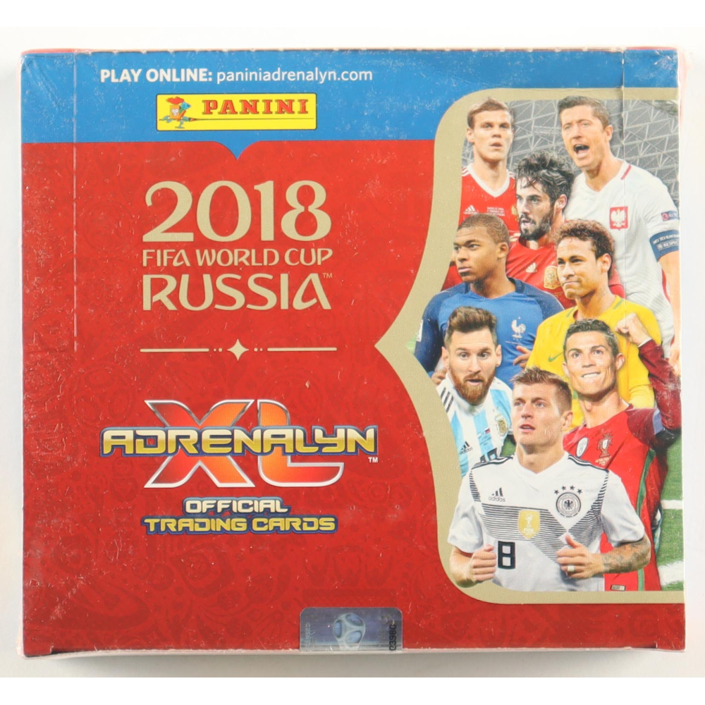 2018 Panini Adrenalyn XL FIFA World Cup Soccer Retail Box with (24) Packs at PristineAuction.com
