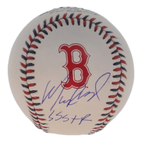 Manny Ramirez Signed Red Sox Logo Baseball Inscribed "555 HR" (Beckett) at PristineAuction.com