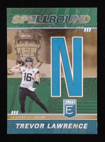 Trevor Lawrence 2022 Elite Spellbound Green #6 at PristineAuction.com