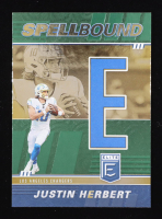 Justin Herbert 2022 Elite Spellbound Green #2 at PristineAuction.com