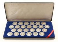 1985 British Virgin Islands "Treasure Coins of the Caribbean" Set With (25) Coins & Display Case at PristineAuction.com