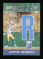 Justin Herbert 2022 Elite Spellbound Green #6 at PristineAuction.com