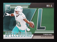 Tyreek Hill 2024 Elite Spellbound Green #3 at PristineAuction.com