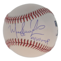 Manny Ramirez Signed OML Baseball Inscribed "04 WS MVP" (Beckett) at PristineAuction.com