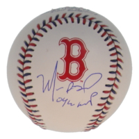 Manny Ramirez Signed Red Sox Logo Baseball Inscribed "04 WS MVP" (Beckett) at PristineAuction.com