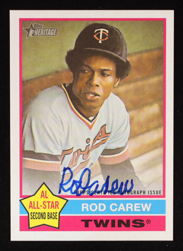 Rod Carew 2025 Topps Heritage Real One Autographs #ROARC