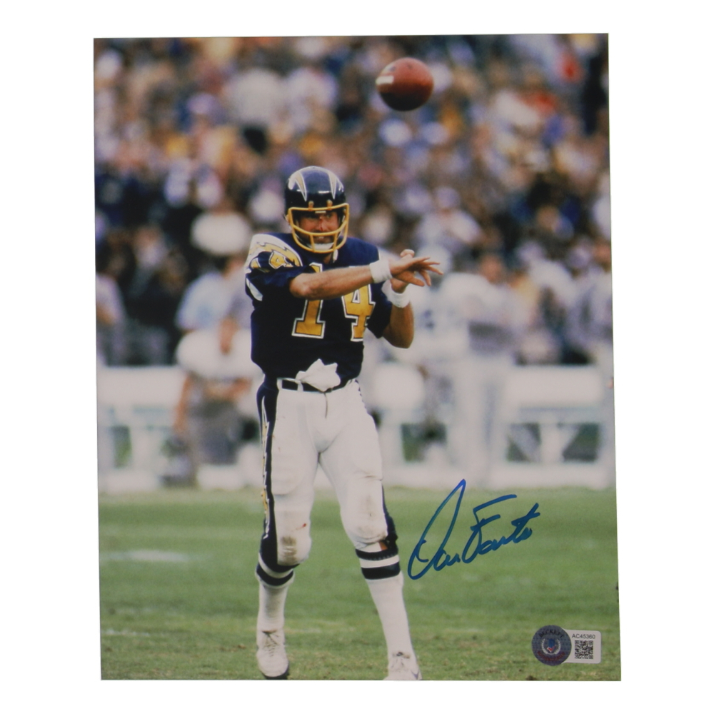 Dan Fouts Signed Chargers 8x10 Photo (Beckett) at PristineAuction.com