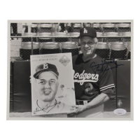Tommy Lasorda Signed Dodgers 8x10 Photo Inscribed "Good Luck" (JSA) at PristineAuction.com