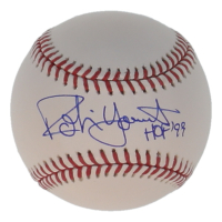 Robin Yount Signed OML Baseball Inscribed "HOF '99" (JSA) at PristineAuction.com