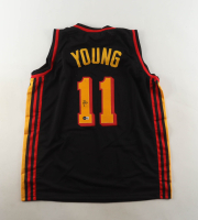 Trae Young Signed Jersey (Beckett) at PristineAuction.com