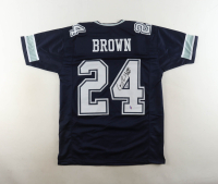 Larry Brown Signed Jersey Inscribed "S.B XXX MVP" (Schwartz) at PristineAuction.com