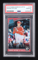 Shohei Ohtani 2018 Donruss Optic Variations #176 RR RC (PSA 10) at PristineAuction.com