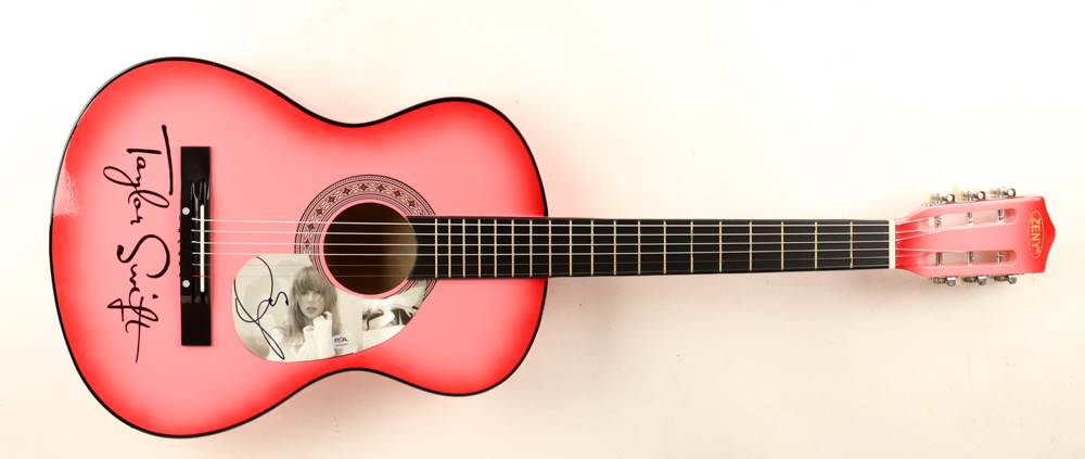 Taylor Swift Signed 38" Acoustic Guitar (PSA) at PristineAuction.com Taylor Swift Signed 38" Acoustic Guitar (PSA) at PristineAuction.com