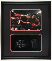 Mike Tyson Signed Boxing Glove Shadowbox Display (JSA & Tyson) at PristineAuction.com