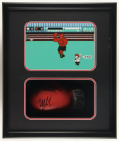Mike Tyson Signed Boxing Glove Shadowbox Display (JSA & Tyson) at PristineAuction.com