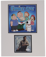 Seth MacFarlane Signed "Family Guy" Custom Matted Cut Display (AutographCOA) at PristineAuction.com
