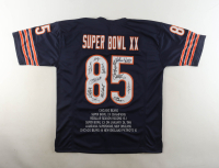 1985 Chicago Bears "Super Bowl XX" Highlight Team-Signed Jersey By (12) With William Perry, Dan Hampton, Mike Singletary, Otis Wilson (JSA) at PristineAuction.com