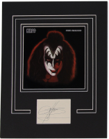 Gene Simmons Signed Custom Matted Cut Display (ACOA) at PristineAuction.com