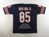 1985 Chicago Bears "Super Bowl XX" Highlight Team-Signed Jersey By (12) With William Perry, Dan Hampton, Mike Singletary, Otis Wilson (JSA) at PristineAuction.com