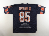 1985 Chicago Bears "Super Bowl XX" Highlight Team-Signed Jersey By (12) With William Perry, Dan Hampton, Mike Singletary, Otis Wilson (JSA) at PristineAuction.com
