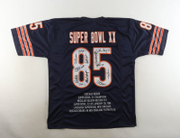 1985 Chicago Bears "Super Bowl XX" Highlight Team-Signed Jersey By (12) With William Perry, Dan Hampton, Mike Singletary, Otis Wilson (JSA) at PristineAuction.com