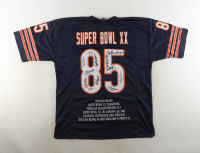 1985 Chicago Bears "Super Bowl XX" Highlight Team-Signed Jersey By (12) With William Perry, Dan Hampton, Mike Singletary, Otis Wilson (JSA) at PristineAuction.com