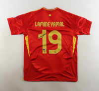 Lamine Yamal Signed Spain Adidas Authentic Jersey (Beckett) at PristineAuction.com