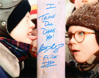 Scott Schwartz Signed "A Christmas Story" 11x14 Photo Inscribed "I Triple Dog Dare Ya!" & "Flick" (Authentic Ink) at PristineAuction.com