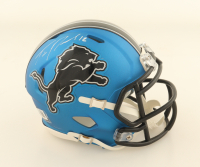 Tim Patrick Signed Lions Flash Alternate Speed Mini Helmet (Beckett) at PristineAuction.com