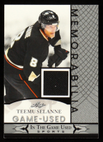 Teemu Selanne 2024 Leaf ITG Used Sports Game-Used Memorabilia Silver #GUM133 at PristineAuction.com