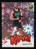 Jayson Tatum 2020-21 Crown Royale Kaboom! #18 at PristineAuction.com