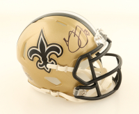 Marshon Lattimore Signed Saints Speed Mini Helmet (Beckett) at PristineAuction.com