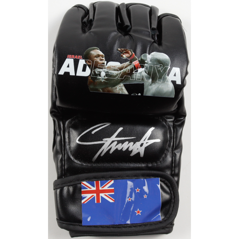 Israel Adesyana Signed Custom MMA Fight Glove (Beckett) at PristineAuction.com