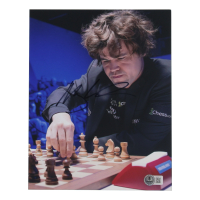 Magnus Carlsen Signed 8x10 Photo (Beckett) at PristineAuction.com