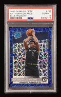 Anthony Edwards 2020-21 Donruss Optic Blue Velocity #151 RR RC (PSA 10) at PristineAuction.com