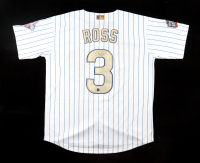 David Ross Signed Cubs Majestic Authentic Jersey With 2016 World Series Patch (Beckett) at PristineAuction.com