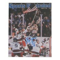 Mike Eruzione Signed Team USA 8x10 Photo Inscribed "80 Gold" (Beckett) at PristineAuction.com