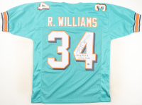 Ricky Williams Signed Jersey Inscribed "Hitting Holes, Smoking Bowls" (Beckett) at PristineAuction.com