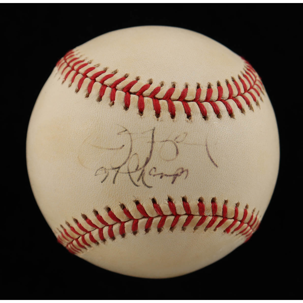 Jim Leyland Signed ONL Baseball Inscribed "97 Champs" (JSA) at PristineAuction.com