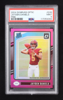 Jayden Daniels 2024 Donruss Optic Pink #248 RR RC (PSA 9) at PristineAuction.com