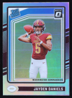 Jayden Daniels 2024 Donruss Optic Silver #248 RR RC at PristineAuction.com