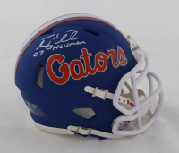 Tim Tebow Signed Florida Gators Speed Mini Helmet Inscribed "07 Heisman" (Tebow) at PristineAuction.com