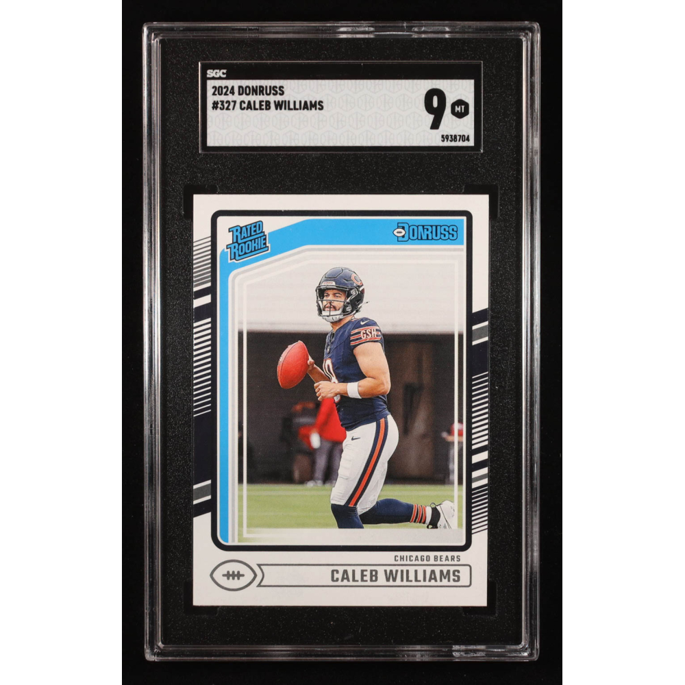 Caleb Williams 2024 Donruss #327 RR RC (SGC 9) at PristineAuction.com