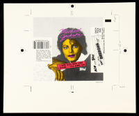 1984 Topps Michael Jackson Cards Pack Wrapper Proof at PristineAuction.com