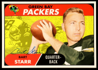 Bart Starr Signed 1968 Topps Stadium Club #1 Jumbo Card at PristineAuction.com