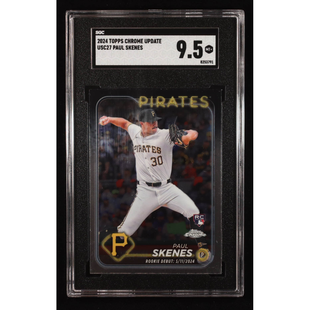 Paul Skenes 2024 Topps Chrome Update Refractors #USC27 RC (SGC 9.5) at PristineAuction.com